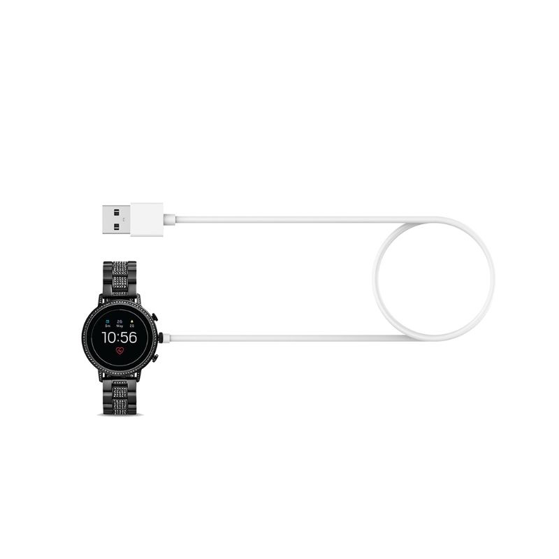 Cáp Sạc Nam Châm Màu Trắng Cho Fossil Gen 4/5 for Emporio Skagen Falster 2/Misfit Vapor 2 Guard 2.5