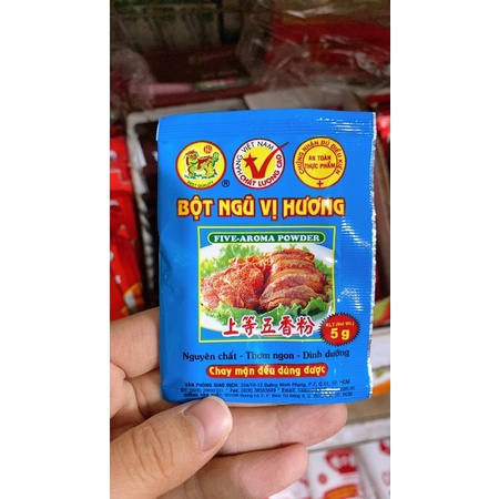 Bột ngũ vị hương / bột cà ry caribo Hậu Sanh gói 5g