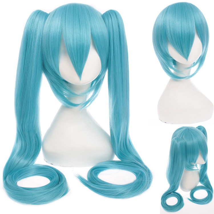 Tóc Giả Dài Màu Sắc Ngọt Ngào Hóa Trang Nhân Vật Hatsune Miku