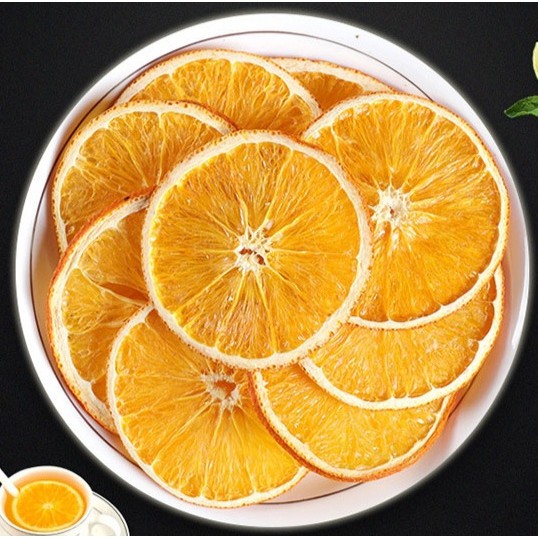 Cam mỹ thái lát sấy lạnh gói 100 gram