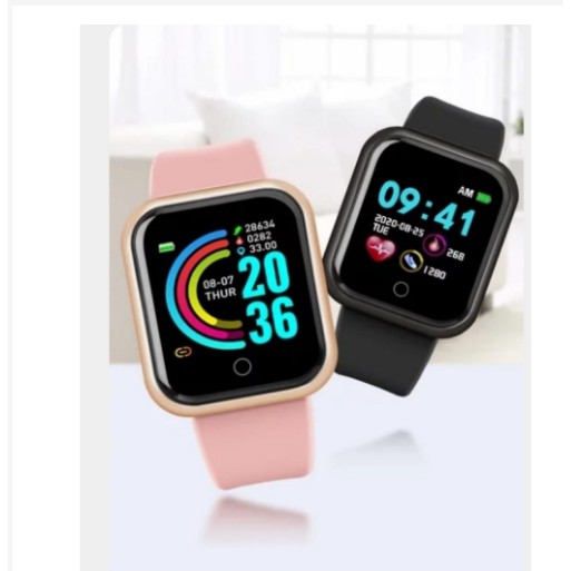 Smartwatch Y68/D20/GM20 à Prova d’Água/Bluetooth/USB/Monitor Cardíaco/Pulseira inteligente/Relógio Inteligente(x7 p8 p9 x8 w46 w26  hw12 t600 t900)