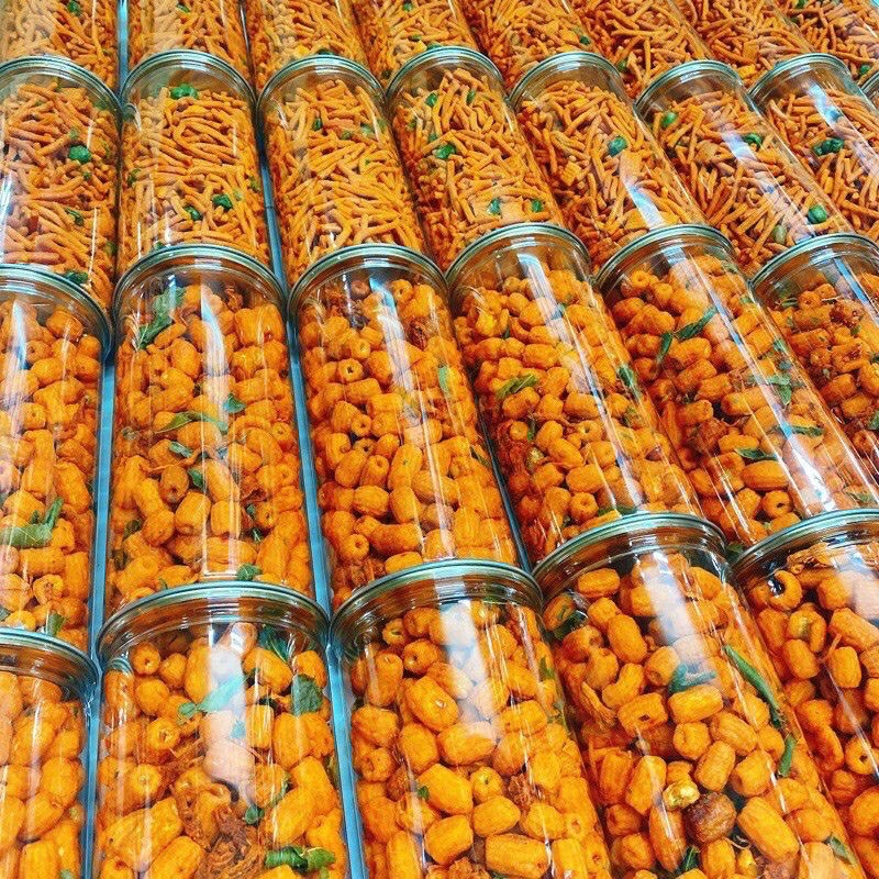 Nui sấy khô bò 300g lon pet