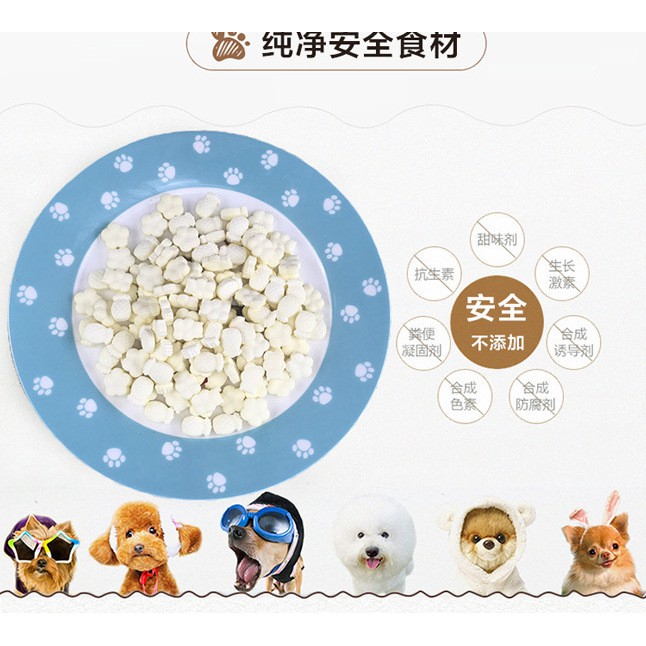 BÁNH CANXI VIÊN CHO CÚN GÓI 100G BỔ SUNG DINH DƯỠNG CANXI THÍCH HỢP HUẤN LUYỆN CHÓ