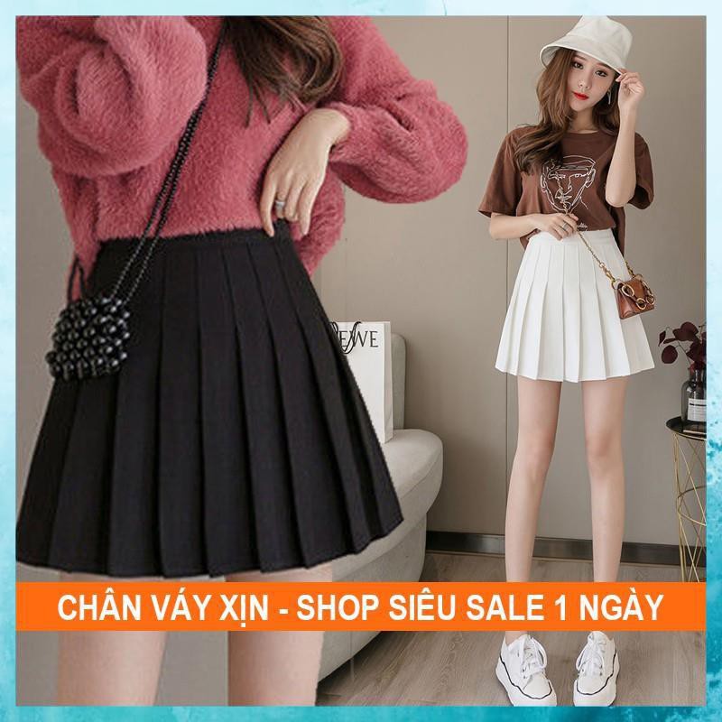 [FreeShip] Chân Váy Xếp Li Ngắn Chữ A Kiểu Tennis Lưng Cao, Váy Xếp Ly Đẹp Cá Tính