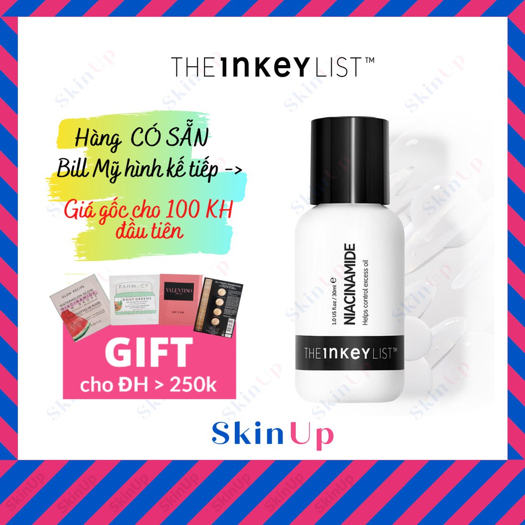 Niacinamide Inkey List Serum Sáng da Chống lão hóa