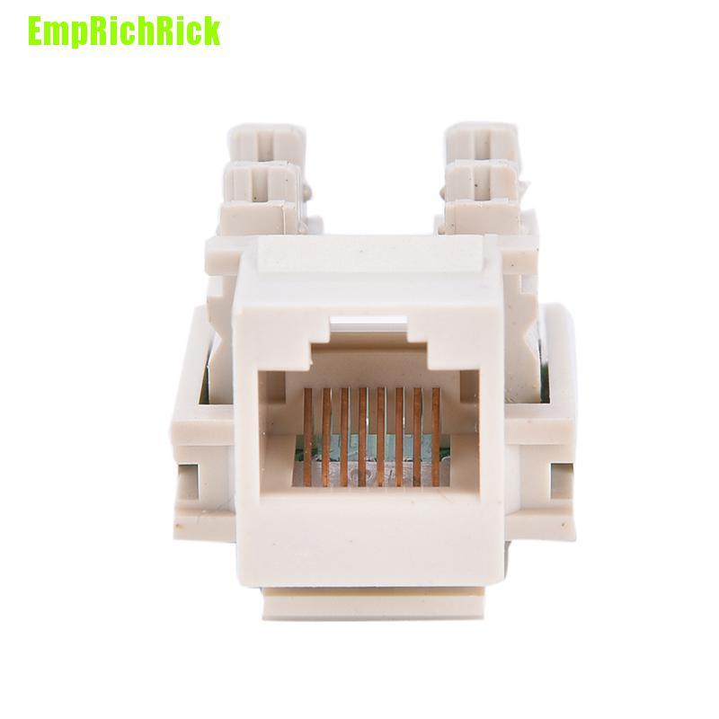 Jack Nối Mạng Cat5 Rj45 Cat5 Màu Trắng