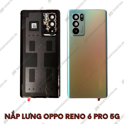 Lưng oppo reno 6 pro 5g đen ,ngũ sắc