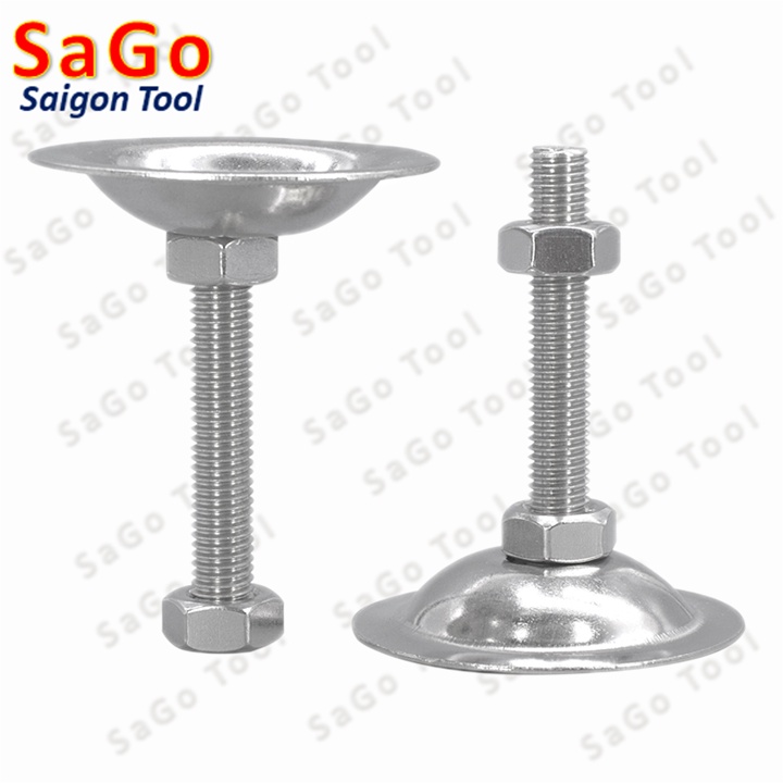 Chân đế tăng đưa dạng chén bằng thép mạ kẽm M12M16M20