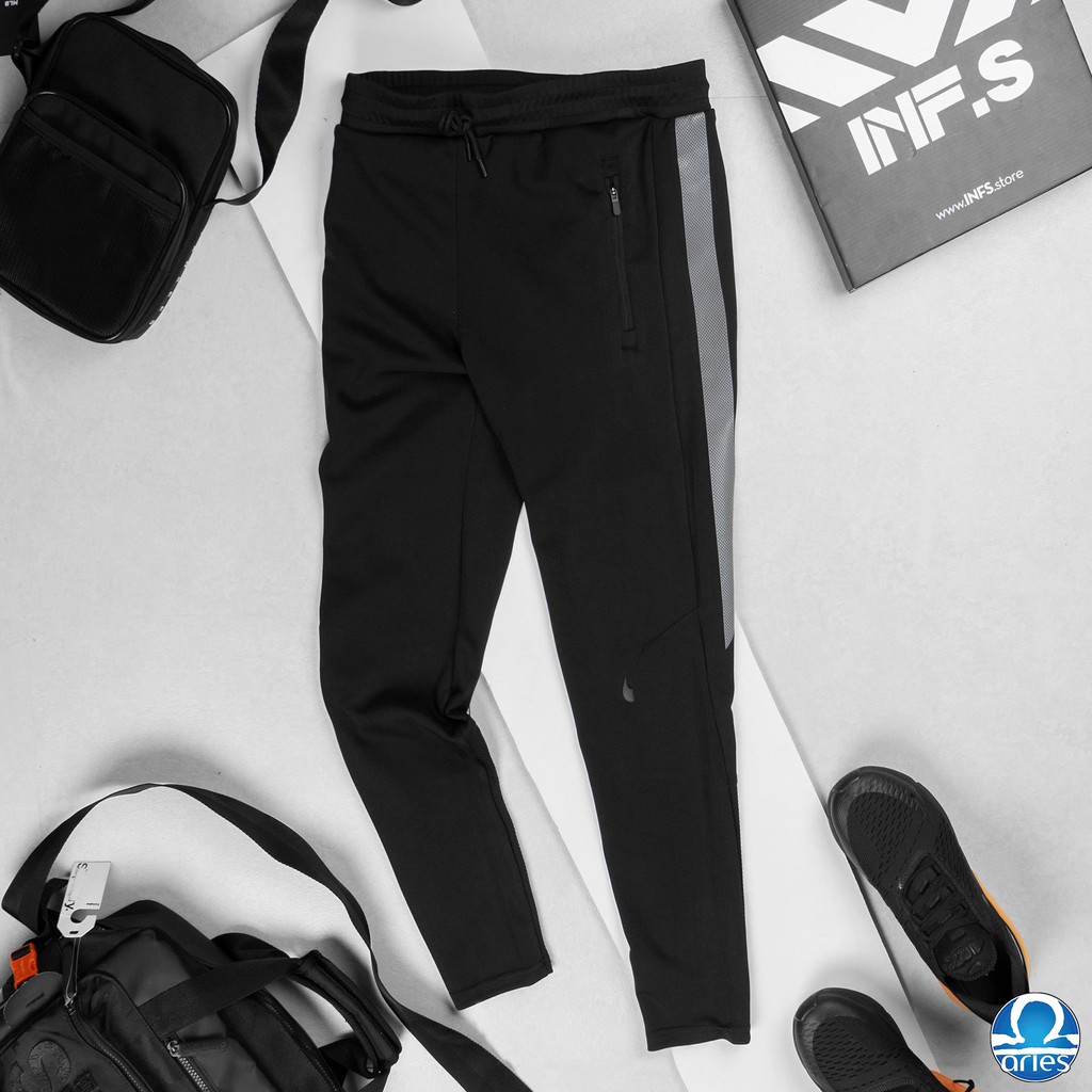 Quần dài nam thể thao NK Ess Tracking Pants dư xịn thun lạnh nỉ co giãn - ARIES