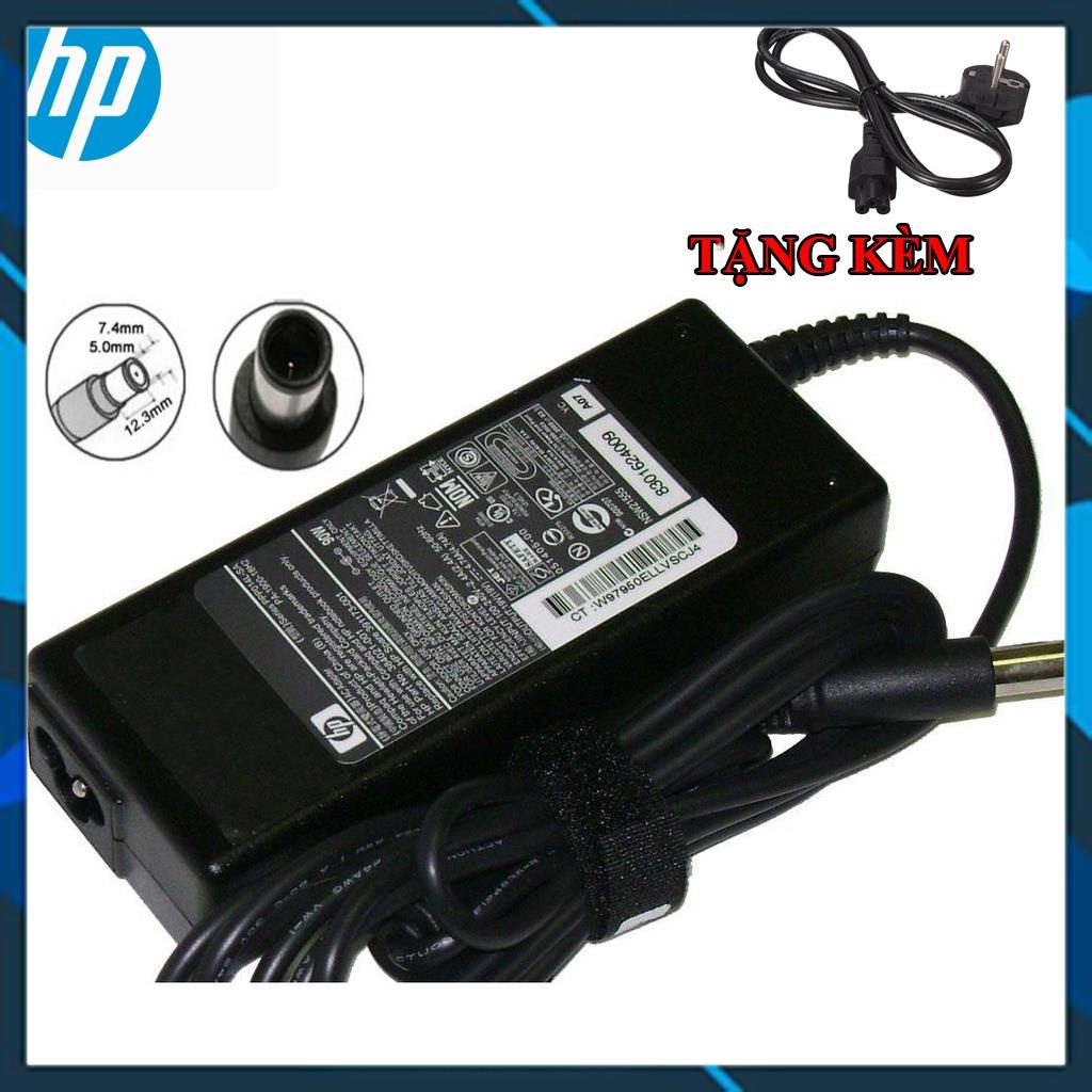 Sạc Laptop HP 19V - 4.74A (90W) Chân kim to dành cho HP 8460 8470 8560P 8570P, Tặng kèm dây nguồn