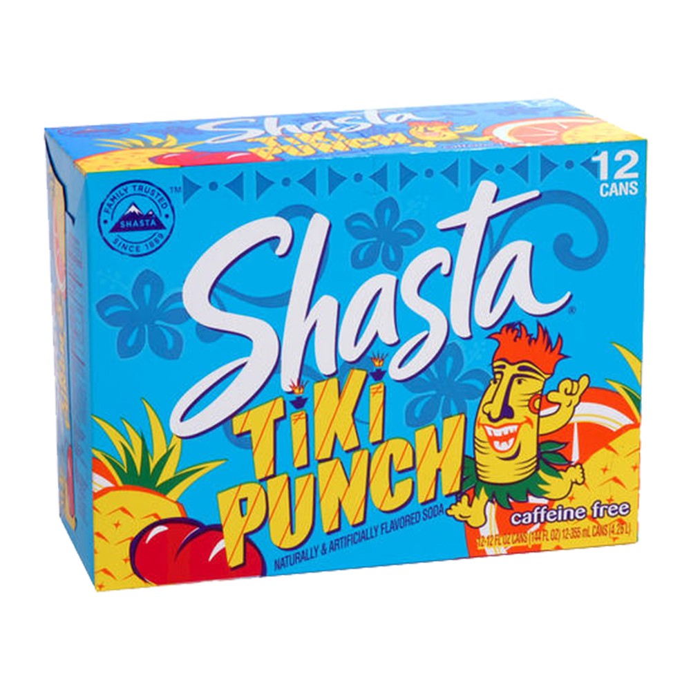 Nước Ngọt Có Gas Shasta Tiki Punch 355ml