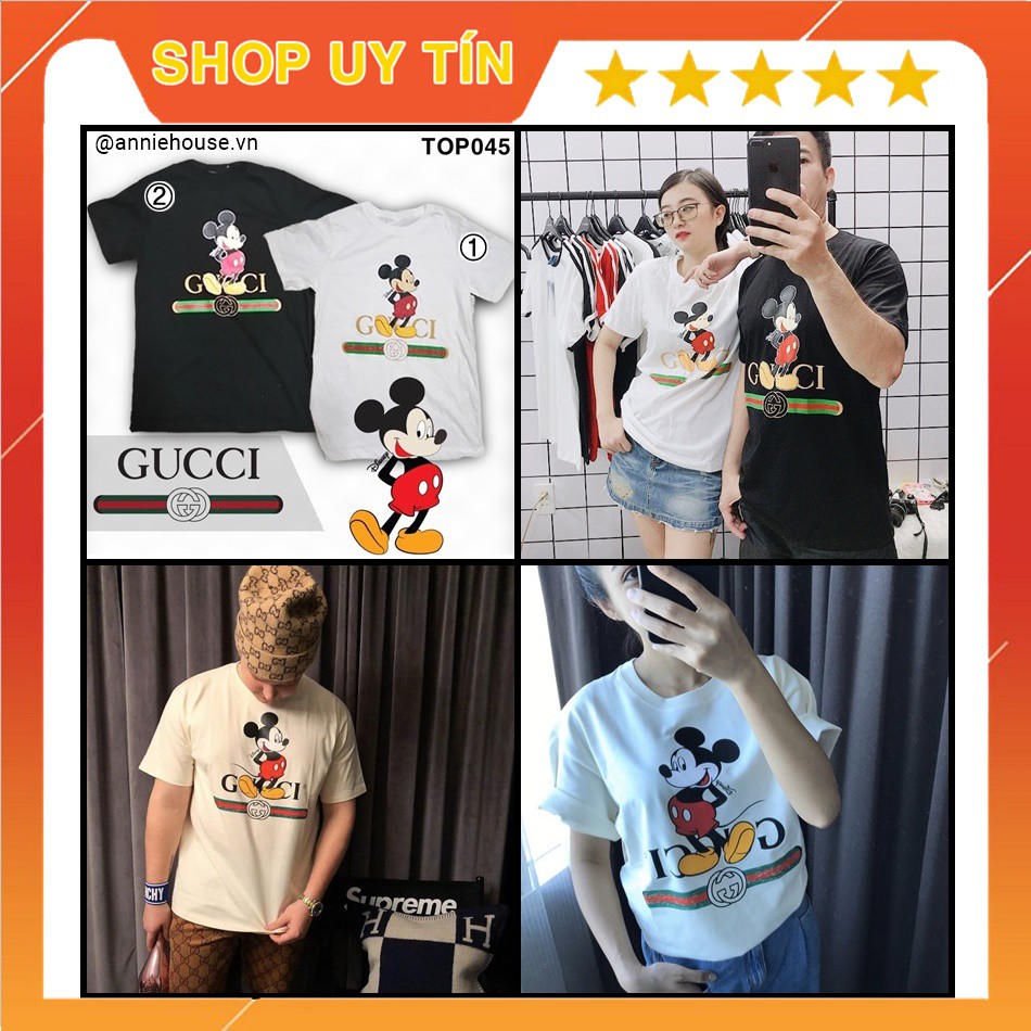 Áo thun Mickey thời trang Thái Lan TOP045, unisex nam nữ | Shopee Việt Nam