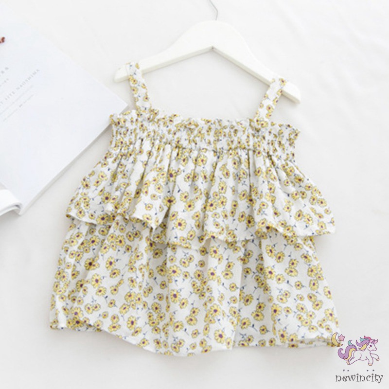 Áo Thun Sát Nách Thời Trang Mùa Hè Cho Bé Gái