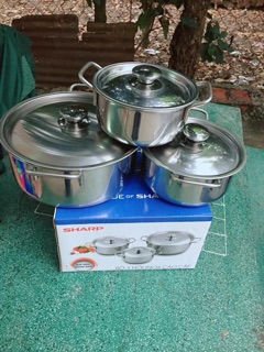 Bộ nồi sharp - Quà tặng từ NutiFood