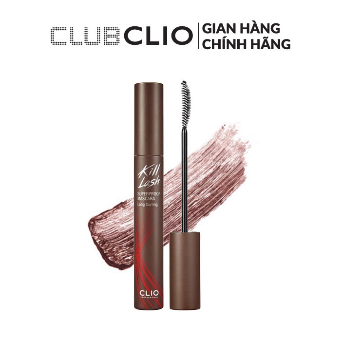 Mascara Làm Cong Mi, Chống Trôi CLIO KILL LASH SUPERPROOF MASCARA 7g