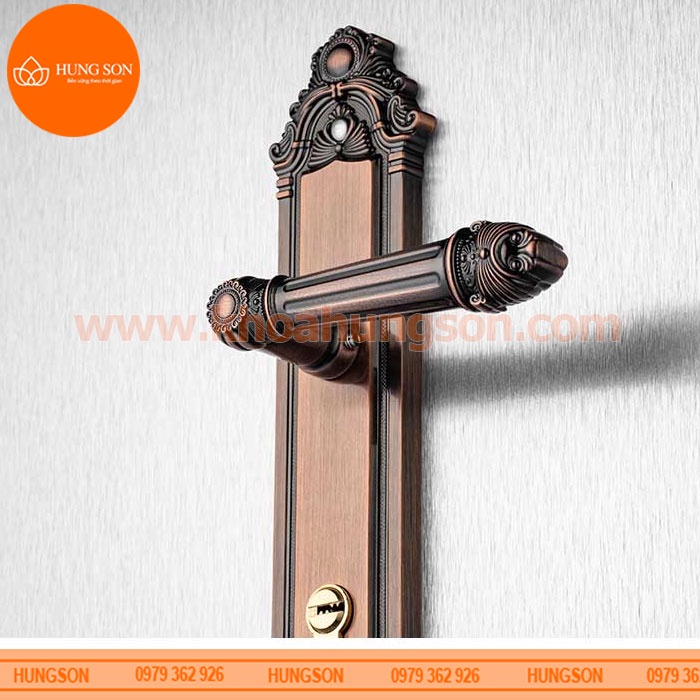 KHÓA TAY NẮM CỬA ĐI HỢP KIM HUY HOÀNG EX 8526