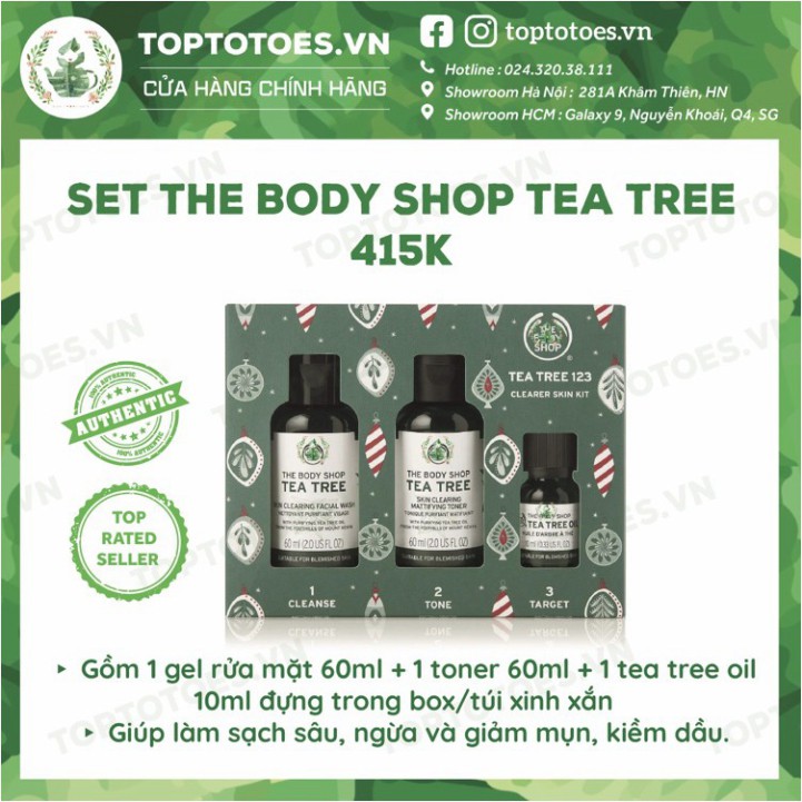 XẢ HÀNG Set quà tặng (gift set) The Body Shop XẢ HÀNG | Thế Giới Skin Care