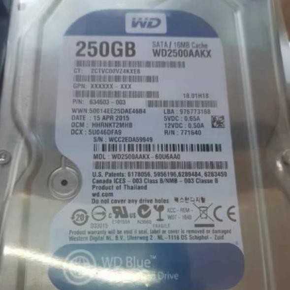 Ổ Cứng Bên Trong Wd Blue 250gb
