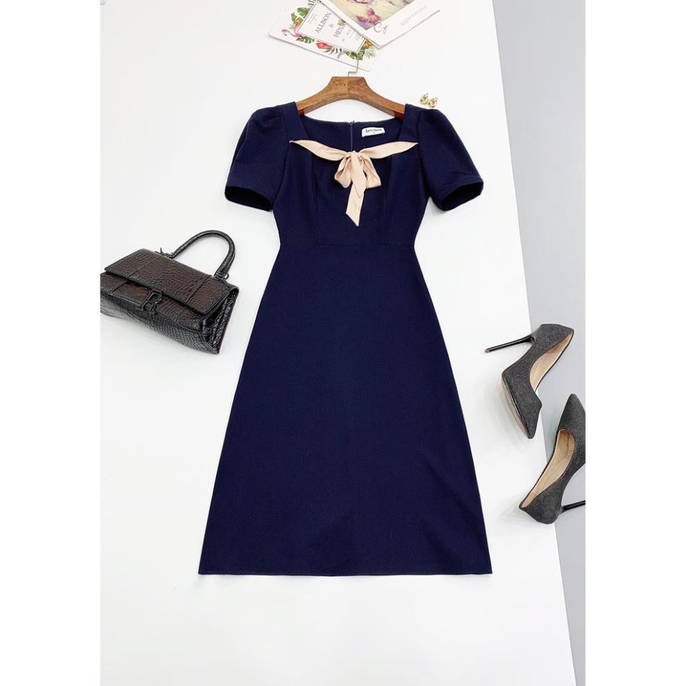 Váy cổ tròn nơ ngực Zym’s House - LT132  * ་