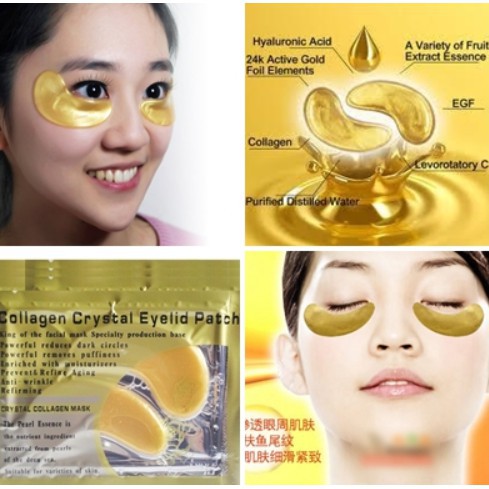 Mặt nạ mắt collagen Crystal Eyelid Mask