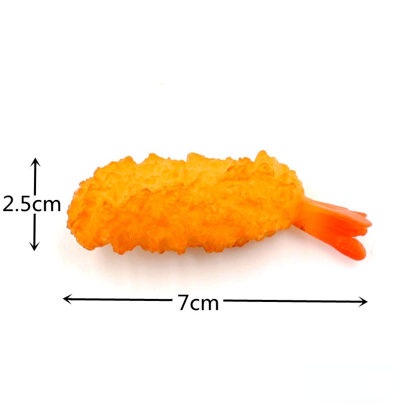 Mô Hình Tôm Chiên Tempura Nhân Tạo Phong Cách Nhật Bản Dùng Làm Đạo Cụ Chụp Ảnh Cho Bé
