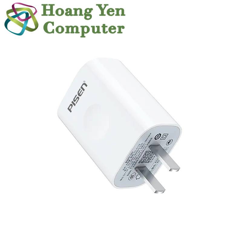 Cốc Sạc Pisen 1A Cho IP5 6 7-Bảo hành 12 tháng