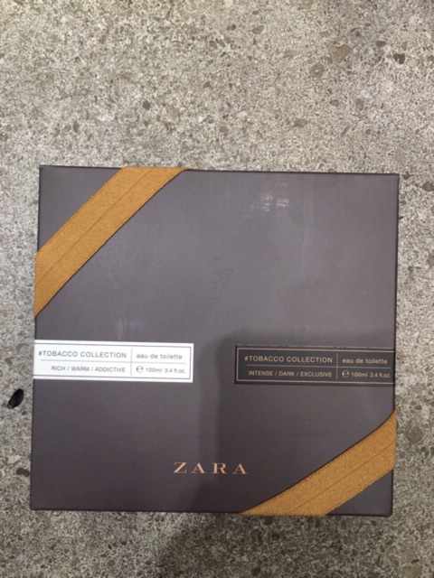 Tết Nước hoa Zara Man: Set 2 chai 100ml Tobacco Collection . Chính Hãng Có BH . ^ ' ^ ` ! ' .