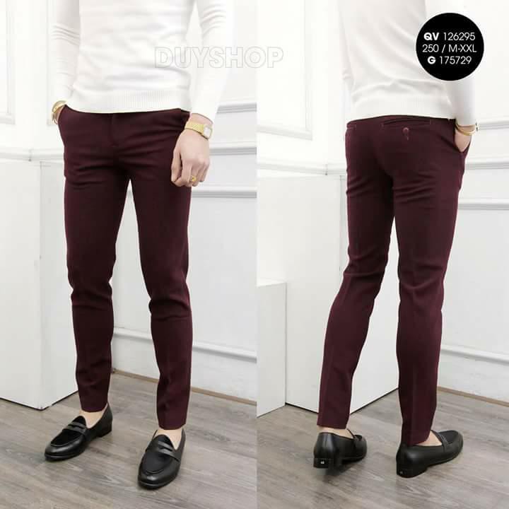 [ Chỉ 3 ngày ] Quần tây nam màu tím mận cao cấp | BigBuy360 - bigbuy360.vn