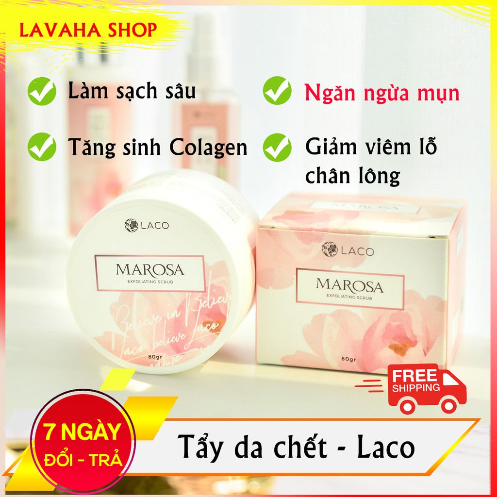 Tẩy da chết mặt môi organic chiết xuất thiên nhiên phù hợp mọi loại da, an toàn không gây kích ứng - LAVAHA SHOP LC007