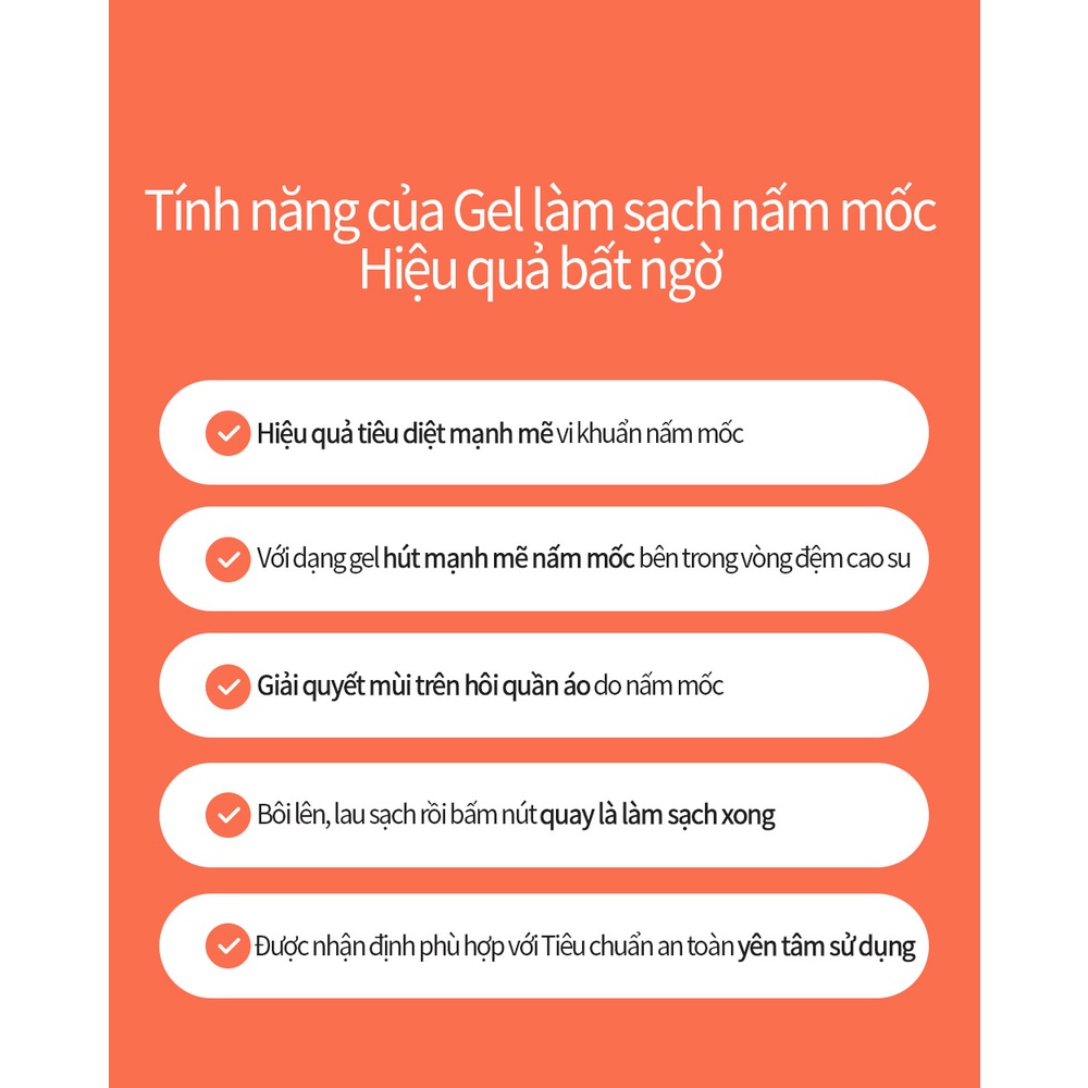 Gel Tẩy Rửa Nấm Mốc Egoyo Mold Cleangel GomiMall
