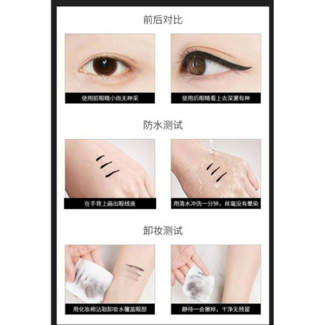 Bút Kẻ Mắt 2 Đầu Thần Thánh Qic Không Thấm Nước