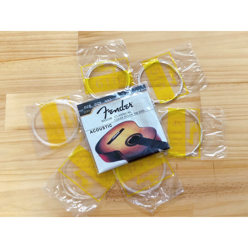 Bộ dây guitar classic nilon Fender