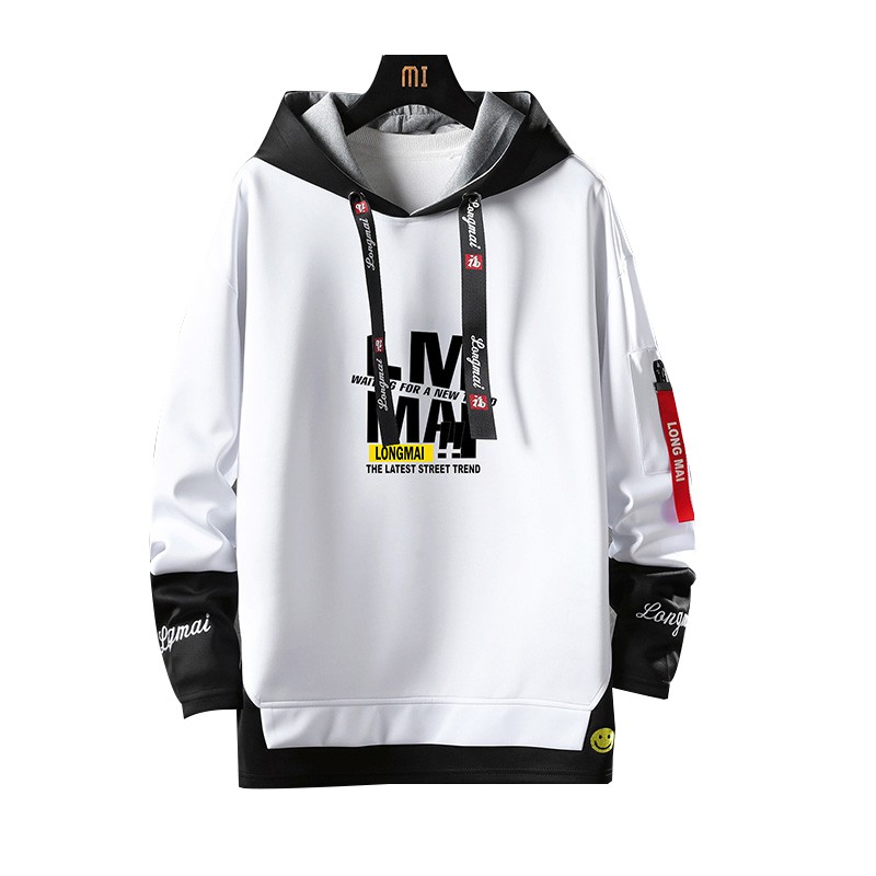 Áo hoodie phối màu phong cách thời trang dành cho nam | BigBuy360 - bigbuy360.vn