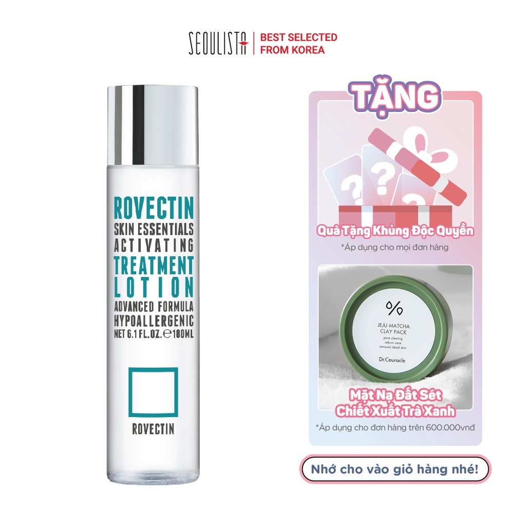 Nước cân bằng cấp ẩm và trẻ hóa da ROVECTIN Skin Essentials Activating Treatment Lotion