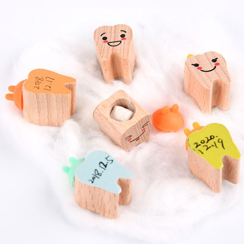 Hộp Đựng Răng Sữa / Kỷ Niệm Hình Chiếc Răng Cho Bé