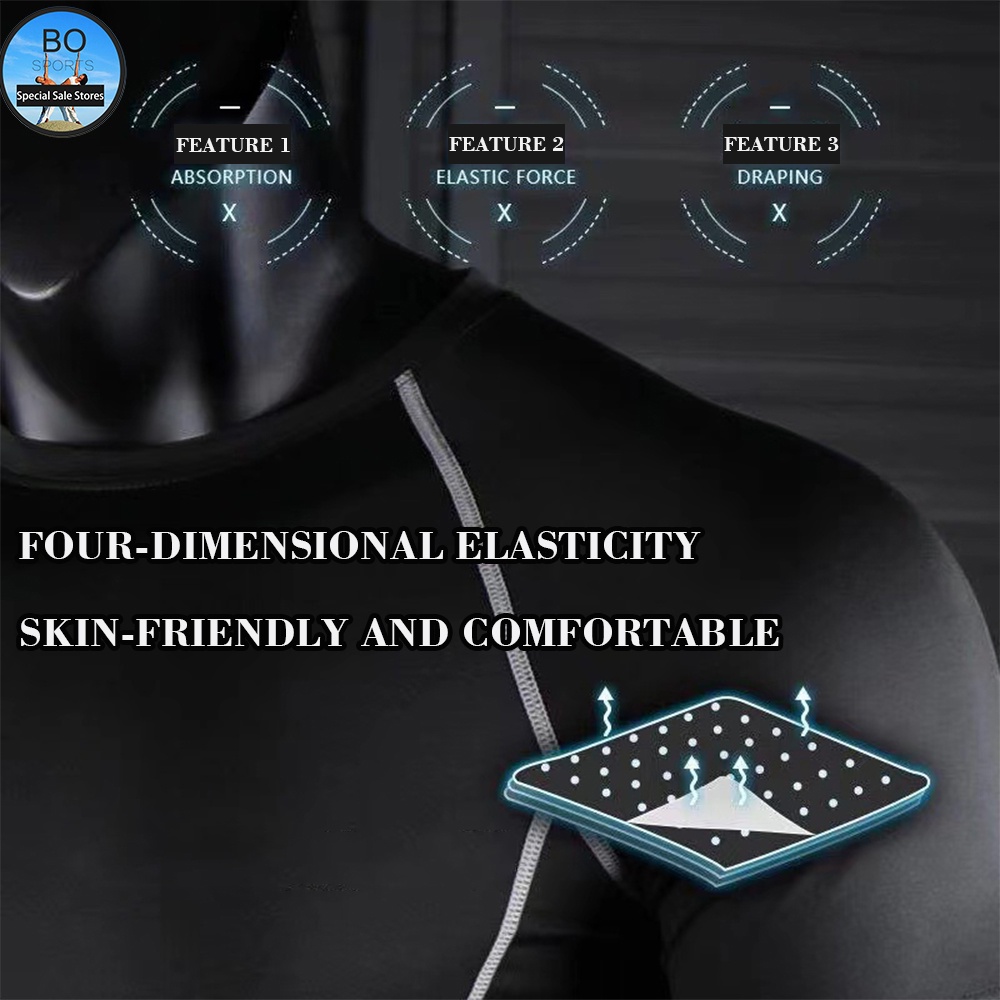 Áo Thun Thể Thao Tay Ngắn Siêu Nhẹ Nhanh Khô Thời Trang Cho Nam