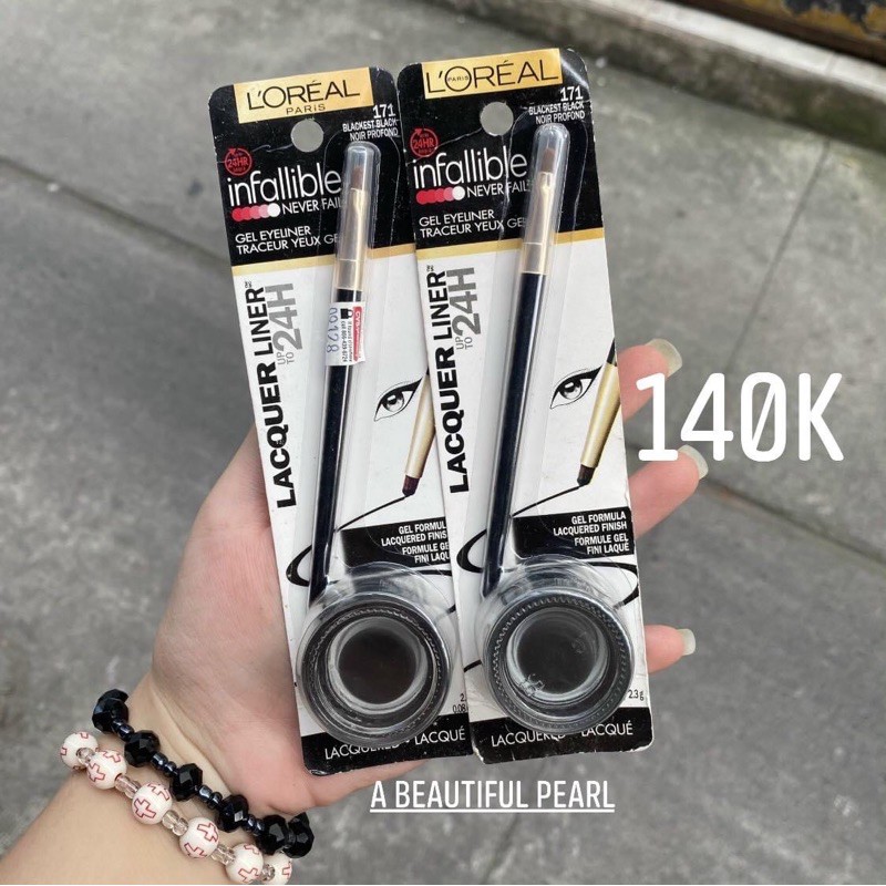 Gel kẻ mắt Loreal & Maybelline