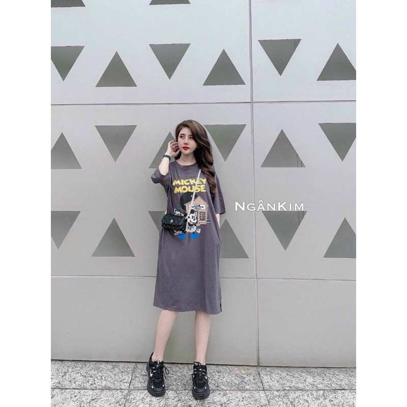 [Mã FAMAYWA2 giảm 10K đơn 50K] [SIÊU SALE]VÁY SUÔNG NỮ COTTON IN MICKY MOUSE | BigBuy360 - bigbuy360.vn