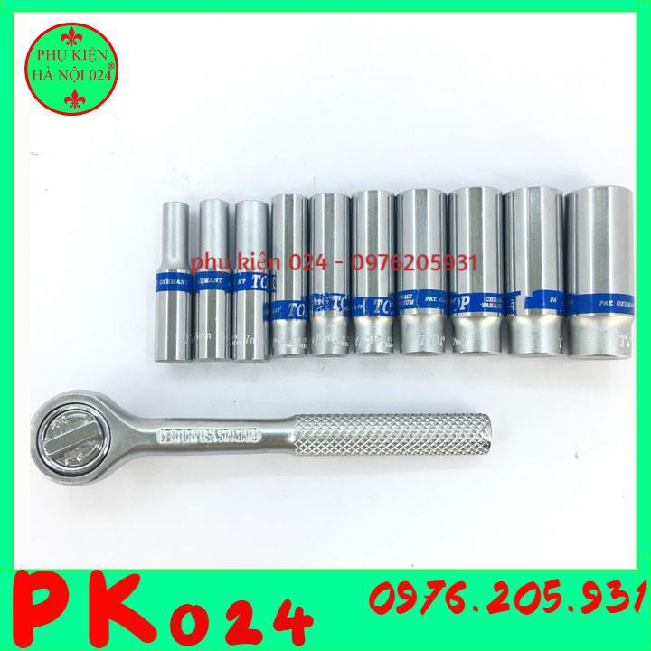 Bộ Tuýp 11 Chi Tiết 1/4&quot;  Tay Tự Động TOP