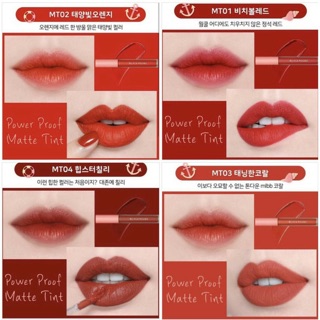❤SON KEM BLACK ROUGE POWER PROOF MATTE TINT