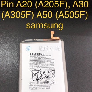 Pin A20 (A205F), A30 (A305F) A50 (A505F) samsung zin hãng