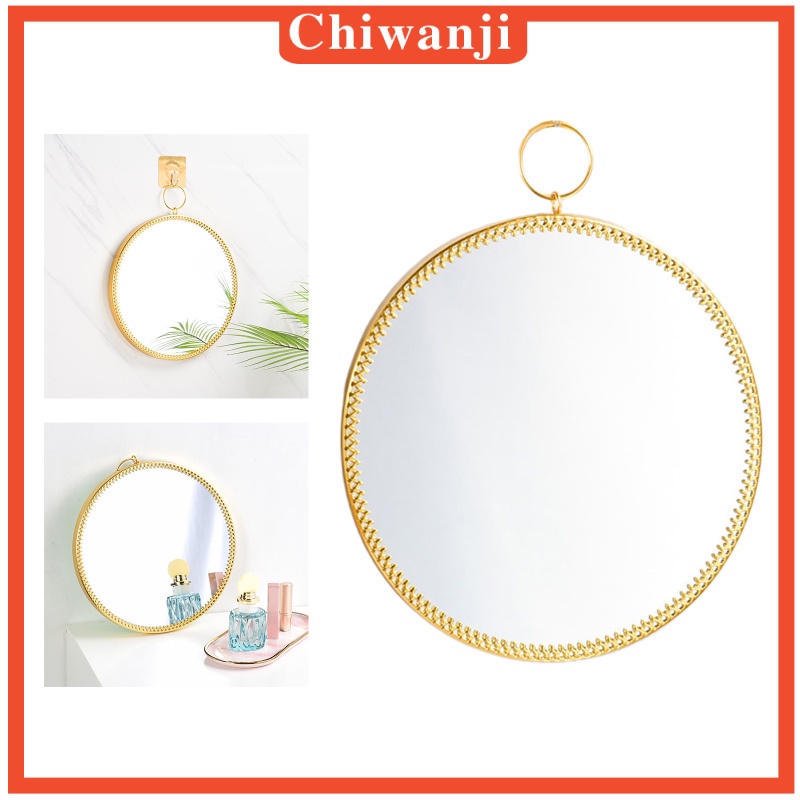 [CHIWANJI]Round Mirror Makeup Vanity Dressing Mirror Bathroom Mirrors