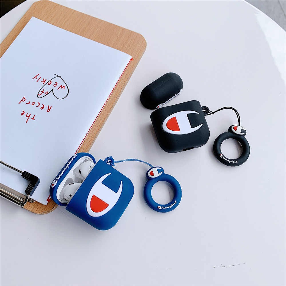 [CX] thiết kế thương hiệu thời trang airpods 1/2 Gen case inpods Champ i12 TWS i12s Ốp lưng Airpods pro Tai nghe Bluetooth Bảo vệ chống rơi Vỏ mềm airpods vỏ bọc airpods tai nghe không dây vỏ silicon