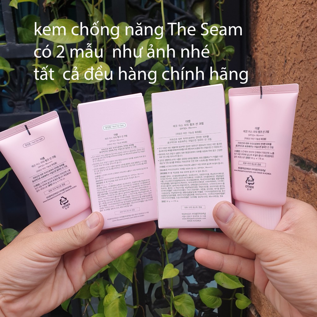 Kem Chống Nắng Cho Da Nhạy Cảm The Saem Eco Earth Power Pink Sun Cream SPF50+ PA++++ 50ml | BigBuy360 - bigbuy360.vn