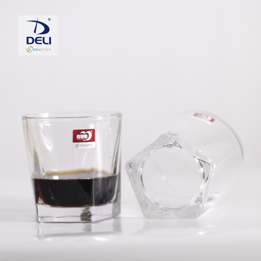 BỘ 6 LY THỦY TINH UỐNG TRÀ ĐÁ CÀ PHÊ DELI CB001