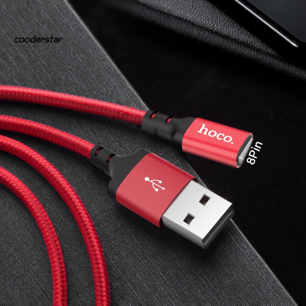 Dây cáp sạc nhanh Hoco 3a 1m/ 2m x14 thích hợp cho Iphone Android