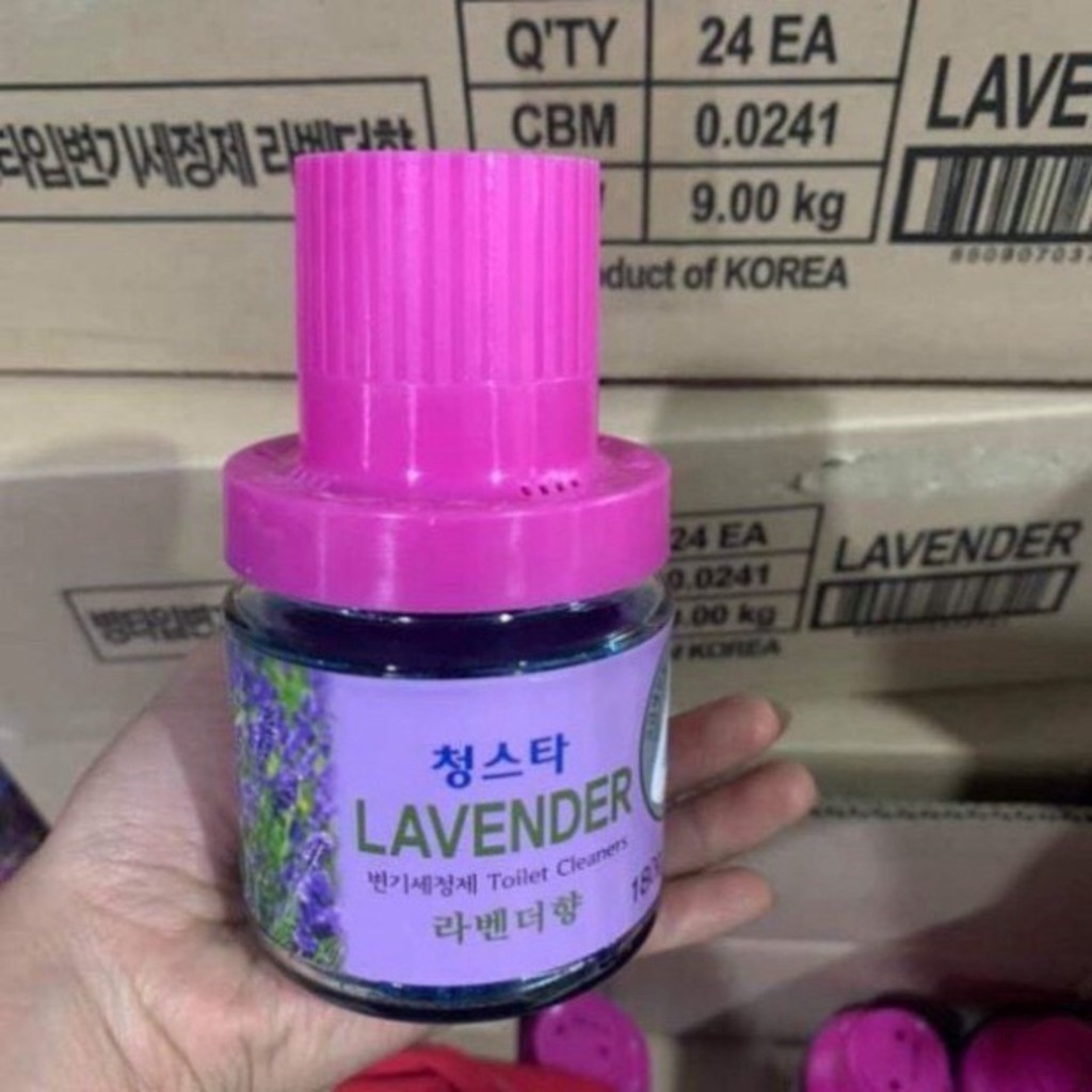 Lọ Thả Bồn Cầu Khử Mùi Hàn Quốc Chính Hãng 💞FREESHIP💞 chai thả bồn cầu diệt khẩu, tỏa hương thơm ngát 180g