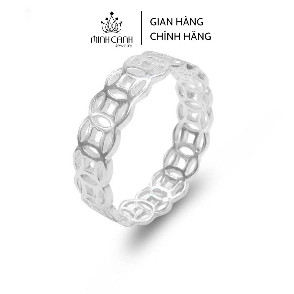 Nhẫn Kim Tiền Bạc Loại Trơn May Mắn Tài Lộc - Minh Canh Jewelry