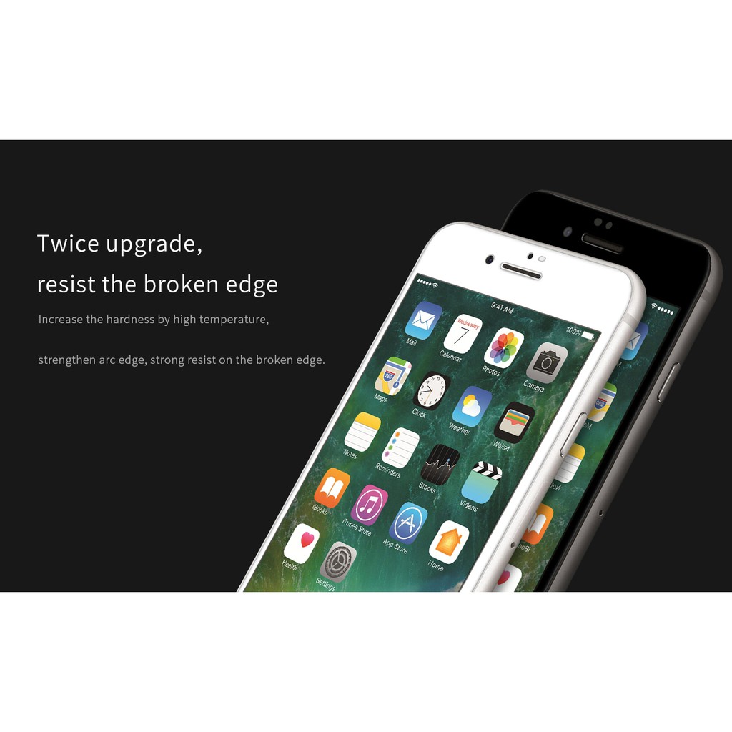 Cường lực iPhone 8 Plus / 7 Plus / 7 / 8 / SE 2020   Nillkin 3D XD+ Full - Hàng Chính Hãng
