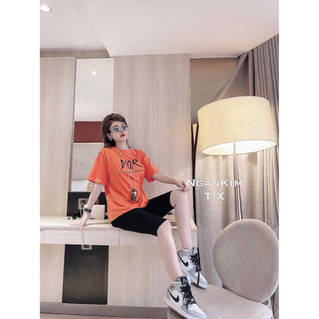 Sét áo phông Di or + quần legging lửng HARI0321 | BigBuy360 - bigbuy360.vn